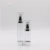 2019 Neue 100 Stück 30 ml 50 ml AS transparente Vakuumflasche, gepresste Kunststoff-Sprühflasche Essenz
