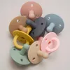 Varm försäljning ny mjuk silikon mjuk baby napp spädbarn baby teether leksaker klass silikon pacifier kedja hängande