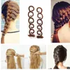 2 adet / takım Sihirli Lady Kız Fransız Saç Örgü Aracı Saç Büküm Styling Klip Braider Rulo Bun Maker DIY Saç Bandı Aksesuarları