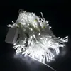 Melhor 18m x 3m 1800-LED Quente Branco Luz Romântico Casamento Romântico Decoração Ao Ar Livre Cortina de Cortina Luz Nos Normal ZA000939