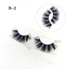 3D Color Mink False Eyelashes Brown Red Purple Colorful Thick Curl One-Pair Package Eye Lashes Wholesale