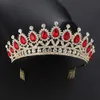 Kmvexo kristal ab bruiloft kroon koningin koningin bruid kroon met kam pageant barok hoofdband prinses tiara haar sieraden ornamenten Y200424