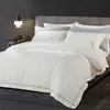 Luxury Egypt Cotton Sanding Simple el Style Bedding Set Warm Duvet Cover Set Bed Sheet Pillowcases Queen King Size 4Pcs 201128274F