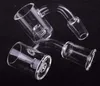 DHL Toppkvalitet 4mm Bottom Core Reactor Quartz Banger Nail 10mm 14mm 18mm Man Kvinna för glas bongs