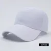 Zwykłe czapki baseballowe Zakrzywione Brim Regulowany Strapback dla dorosłych Męskie Kobiet Puste Data Kapelusze Casquette Black Red Pink Navy 9 Solid Color