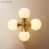 Ceiling Lights Nordic Creative Personality All Copper Light Modern American Lamp Bedroom Balcony Living Room Decor Lighting