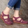 Nxy Sandals Женщины Новые Летние Обувь Женщина Плюс Размер 44 каблуки для клинья Chaussure Femme Support Platform Platform Talon 0210