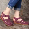 Nxy Sandals النساء الأحذية الصيفية الجديدة امرأة زائد الحجم 44 الكعوب للأسفين chaussure فام عارضة المصارع منصة تالون 0210