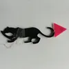 cute acrylic fashion animal black Panther dangle earrings come in for womens jewelry accessories242T