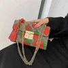 2022 Factory Wholesale New Model Women's trend strawberry small square Single Shoulder Messenger outer single women's bags VHFZ