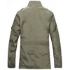 Veste décontractée pour hommes Printemps Armée Veste militaire Coupe-vent Hommes Manteaux d'hiver Vêtements d'extérieur pour hommes Automne Pardessus imperméable Kaki 5XL 201218