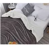 Твердые теплые фланелевые коралловые флисовые покрытия одеяла портативные шерстяные шерпы взвешенное одеяло серый LJ201127