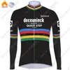2021 Quick Step Abbigliamento da ciclismo World Jersey Set Julian Alaphilippe Giacca termica invernale uniforme manica lunga Maillot1