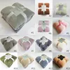 Pure Color Throw Blanket Mesh Pineapple Grid Coral Fleece Blankets Knee Blanket Small Blanket Pet Blankets XD24332