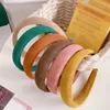 Candy-colored Hairband Fashion Women Thick Sponge Velvet Headband Ladies Hair Band Girl Hair Hoop DIY Hair Accessories