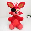 45 cm Big Size Cinque notti al freddy039s FNAF peluche Foxy Freddy Fazbear Bonnie Mangle foxy chica peluche bambola giocattolo per bambini LJ21147480