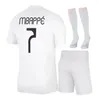 PSGS MBAPPE HAKIMI SERGIO RAMOS Wijnaldum Jersey de futebol 22 23 Camisa de futebol Maillots 2022 2023 Gana Marquins Men Kit Kit Uniform Enfants Maillot de Foot