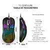 Heißer Verkauf Wired Gaming Maus 6D LED RGB Hintergrundbeleuchtung Optische Professionelle Maus GamerComputer Mäuse für PC Laptop Spiele Mic spielen CS Spiele