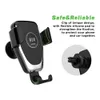 10W QI Wireless Car Chargers Mount Air Vent Phone Holder för Universal Phones Charger Adapter i Retail Box1117778