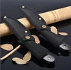 1Pcs New 343 Survival Straight knife High Carbon steel 58HRC Blade Ebony handle Outdoor camping hiking survival Fixed blade knives