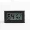 جديد أسود / أبيض FY-11 مصغرة الرقمية LCD بيئة ميزان الحرارة الرطوبة الرطوبة درجة حرارة متر في الغرفة الثلاجة icebox rrf13610