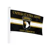 Armé 101st Airborne Division Flags 3x5ft Outdoor Single-Layer 100D Polyester Hög kvalitet med två mässingsgrommets