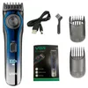 Professional digital LCD display adjustable beard trimmer for men rechargeable hair 1-20mm electric cutter machine 220106