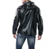 メンズジャケット2021春の男性のジャケット光沢のあるファッションシルバーゴールデンコートウインドブレーカーヒップホップソリッドカラーJeackets1