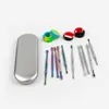 Kit d'outils de Dab entier, ensemble de boîte en aluminium, emballage pour fumer des herbes sèches, stylo vaporisateur de cire, atomiseur en titane, outil de Dabber d'ongles 9707646