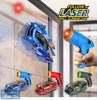 EMT ST1 Láser infrarrojo Control remoto Escalada en pared Coche de juguete, Succión eléctrica, Rotación de 360 ﾰ, Luces hermosas, Regalo de Navidad para niños, USEU