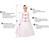 Nya Champagne Flower Girl Dresses For Wedding Custom Made Ny ankomst Pageant Dress Sleeveless Communion Dresses9509936