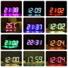 Creative télécommande 3D LED horloge murale numérique commande vocale électronique table montres murales nixie horloge cuisine horloge murale Y2233u