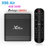 X96 AIR AMLOGIC S905X3 ANDROID 9.0スマートテレビボックス4GB 32GBデュアル2.4G+5.0G WIFI対X96 MINI TX3 TX6