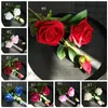 Fleur artificielle flanelle perle rose de faux fleurs long bouquet home fleur décoratif décoration décoration de mariage festival de fête