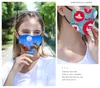 Blanks Sublimation waschbare wiederverwendbare Gesichtsmaske Erwachsene Kinder Schichten Staubmaske für DIY Wärmeübertragung w-00512