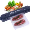 Vacuümvoeding Sealing Machine Veiligheidscertificering Vlees Sealer met Tassen Starter Kit, Droge en vochtige modi voor HOUD Fruit Fresh