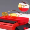 designer sunglasses rectangular shapes Brand fashion Glasses for Men and Women Rimless Red green blue yellow grey multicolor Lens rectangular shape Metal Frame