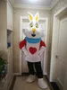 Hot High Quality Real Pictures Kärlek på Kläder Kanin Mascot Kostym Gratis frakt
