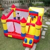 YARD Home Use Inflatable Jumping Toys Bounce House Kids Bouncy Castle with Slide Free Blower