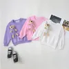 2021 New Boys Girls Cartoon Sweathshirts Mother And Daughter Long Sleeve Loose T-shirts Kids Cotton Sweaters