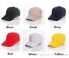 6 berretti da baseball di colore Designer Plain Cotton CustomAdjustable Strapbacks per gli uomini adulti Wovens Curved Sport Blank Solid Sun Visor