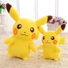 35cm pika brinquedos de pelúcia kawaii anime amarelo boneca de pelúcia macio dos desenhos animados boneca presente de aniversário