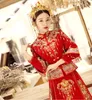 Chinês Syle Wedding Dress Noiva Slim Toasting Ternos Grande Tamanho Chinês Casamento Noite Party Show Kimono Bride's Toast Fato