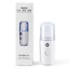 Mini Nano Mist Sprayer Facial Body Nebulizer Steamer Fuktgivande Hudvård Verktyg 30ml Face Spray Skönhetsinstrument Gratis DHL