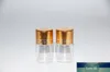 100pcs 22*35mm 6ml Glass Bottles Jars Screw Golden Lip Empty Liquid Perfume Gift Container Wishing Bottle Jars Wedding Decor