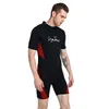 m neoprene shorty natação roupa de mergulho para homens maiô plus tamanhos 6xl 5xl Black Swimwear Surfing Diving 220301