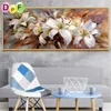 DPF 5D Round full Diamond Painting Cross Stitch dream lily Crafts Diamond Embroidery Mosaic Needlework kits Home Decor picture 201112