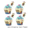 Подарочная упаковка Omilut Circus Candy Box Happy Birthday Party Kid ручная печенья пакетная сумка для детей детские коробки.