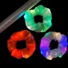 New Arrival Girls LED hair bands Luminous Scrunchies Ponytail Holder Headwear Elastic Bands Solid Color Accessories6831349