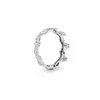 女性の925スターリングシルバーの結婚指輪Pandoraスタイルのダイヤモンドリングデザイナーファッションジュエリー婚約女性ギフト